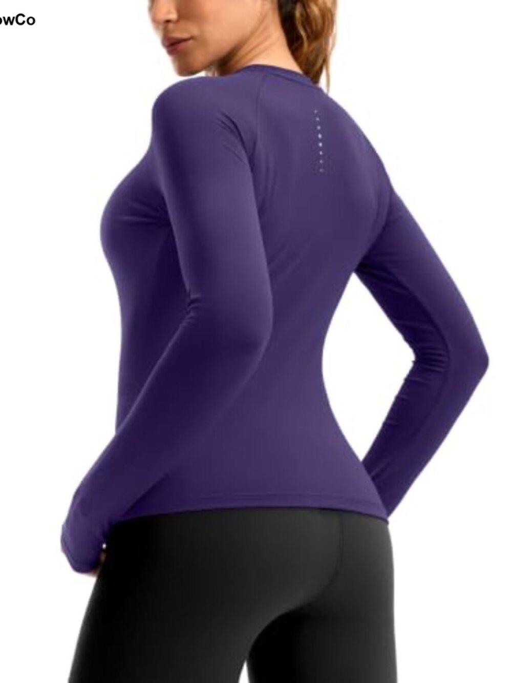 Women's Long Sleeve Workout Top Ultra-Soft Slim Fit Athletic Shirt